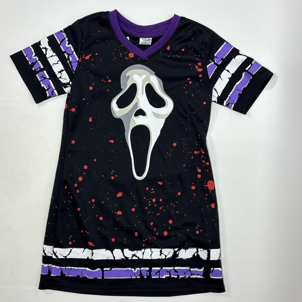 Spirit Kids Ghost Face Costume - Black, Purple, and Red
